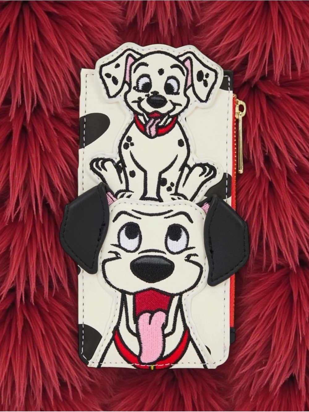 Loungefly Disney 101 Dalmatians Pongo & Freckles Card Holder NWT